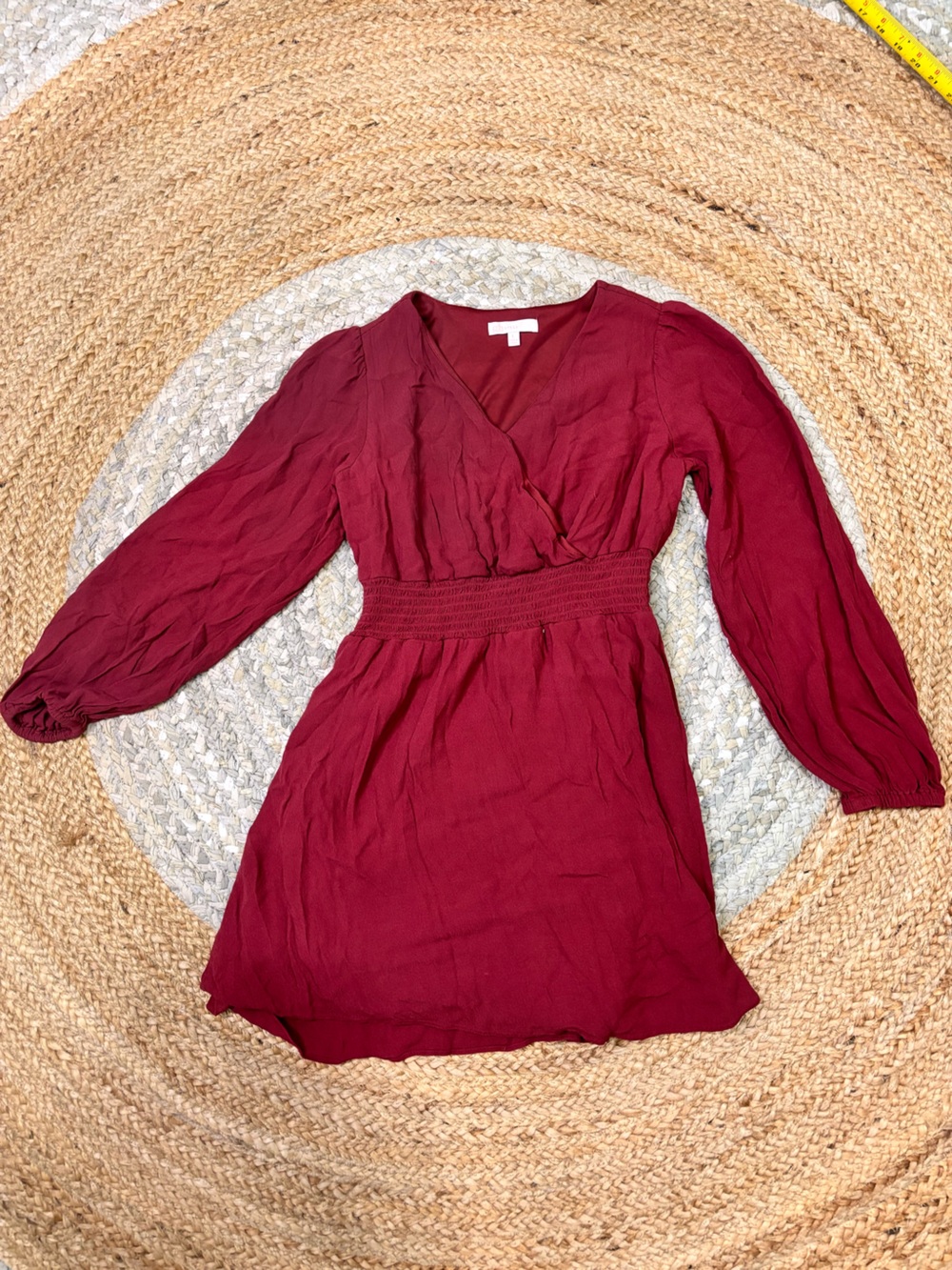 GB girls Rosewood Red Knit Dress